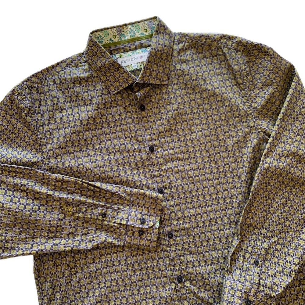 Like New XXL John Lennon long sleeve button down
